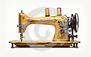 Tufting Machine isolated on transparent background.