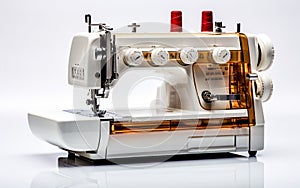 Tufting Machine isolated on transparent background.