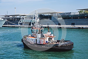 Tug Past Venice Port