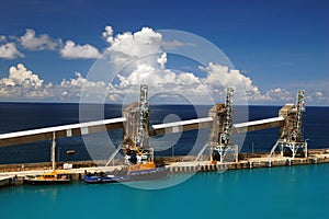 Tug and pilot boats in the dock