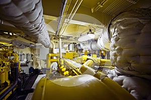 Tugboat Engine Room photo