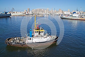 Tugboat on Suez Canal