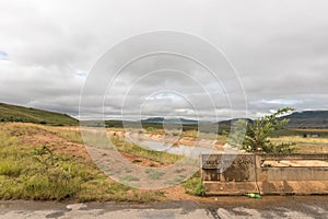 Tugela-Vaal Water Scheme canal at the Woodstock Dam