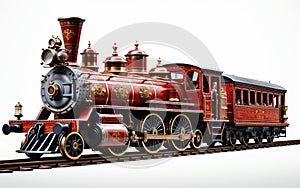 Tugger Train isolated on transparent background.
