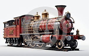 Tugger Train isolated on transparent background.