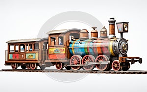 Tugger Train isolated on transparent background.