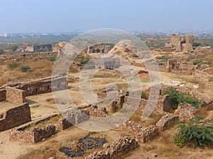 Tughlaqabad Fort in Delhi, India