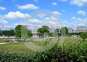 Tuileries Garden in Paris, France