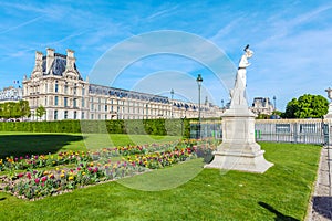 Tuileries Garden at Spring, Paris, France