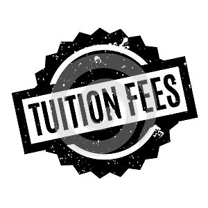 Tuition Fees rubber stamp