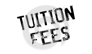 Tuition Fees rubber stamp