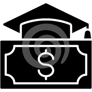 Tuition icon, High school related vector illustration