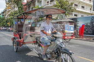 Tuk tuk Phnom Penh, Cambodia