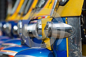 Tuk-tuk taxis in Bangkok