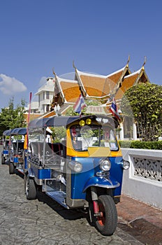 Tuk-Tuk vehicle urban in Bangkok