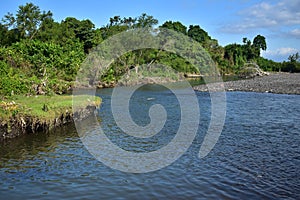 Tukad Unda river flow