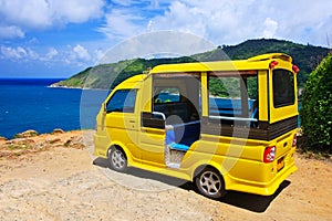 Tuktuk - a local taxi n Phuket, Thailand photo