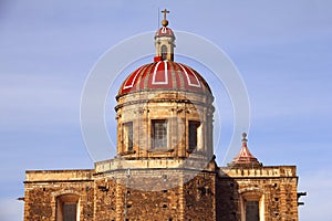 Dome of the Tulancingo cathedral in hidalgo mexico I photo