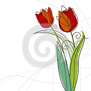 Tulip design photo