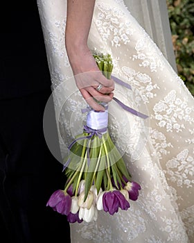 Tulip wedding bouquet