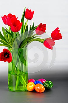 Tulips vase