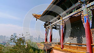 Tulou Temple of Beishan Mountain, Yongxing Temple in Xining Qinghai China