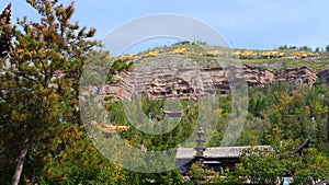 Tulou Temple of Beishan Mountain, Yongxing Temple in Xining Qinghai China