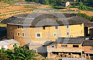 Tulou, traditional dwelling of ethnic Hakka in Yongding, Fujiang province, China