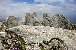 Tulove grede, part of Velebit mountain, landscape.