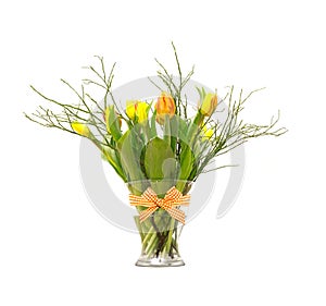 Tulpenstrauss in einer Vase
