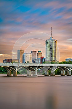 Tulsa, Oklahoma, USA on the Arkansas River