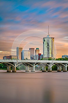 Tulsa, Oklahoma, USA on the Arkansas River photo