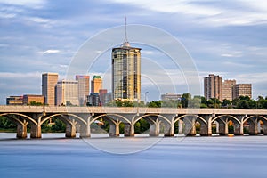 Tulsa, Oklahoma, USA on the Arkansas River