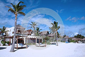 Tulum Beach in Cancun Bay - Mexico
