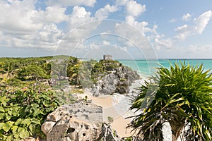 Tulum beach in Mexico