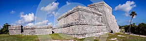 Tulum maya ruins panorama in Yucatan, Mexico