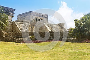 Tulum Maya ruins temple