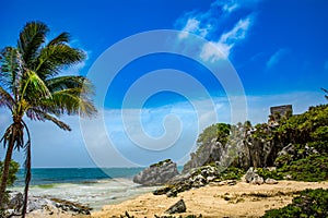 Tulum Mexico Beach paradise photo