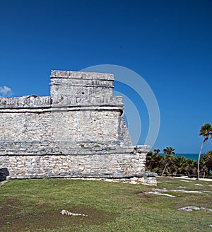 Tulum Mexico Mayan Ruins - Castillo / Temple of the Initial Series