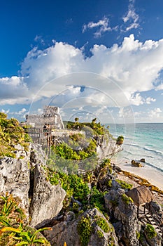 Tulum, Mexico. Wind God temple.
