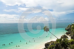 Tulum ruins and beach, Mexico