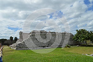 Tulum Structure Mayan Ruin Temple Foundation