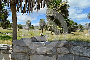 Tulum Structure Mayan Ruin Temple Foundation