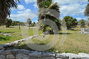 Tulum Structure Mayan Ruin Temple Foundation