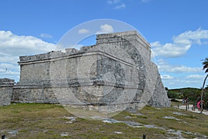 Tulum Structure Mayan Ruin Temple Foundation