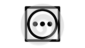 Tumble dry high temp icon animation