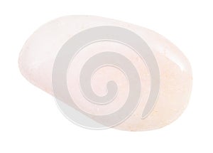 tumbled Petalite (castorite) gem stone isolated photo