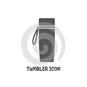 Tumbler icon simple flat style vector illustration photo