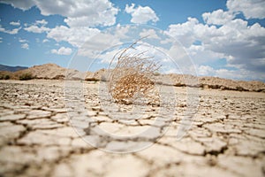 Tumbleweed in the desert