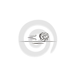 tumbleweed desert icon. Element of desert icon for mobile concept and web apps. Hand draw tumbleweed desert icon can be used for w